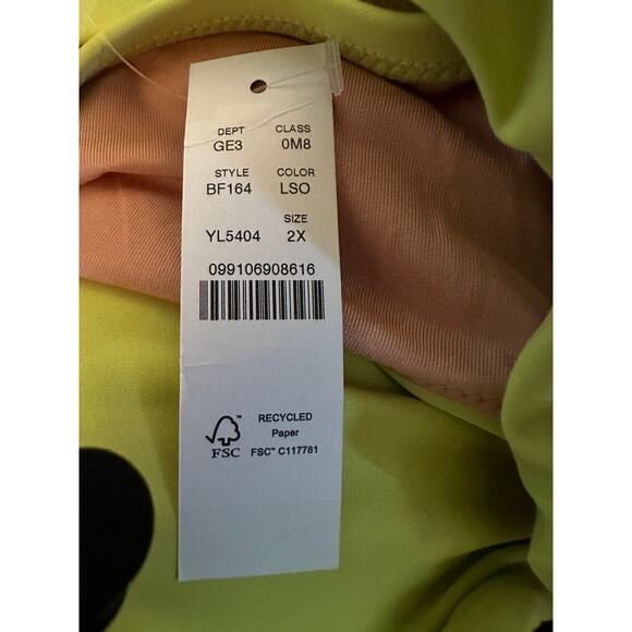 J.Crew Tie Shoulder Scoop Neck Bikini Top, Size 2X, NWT - Picture 6 of 6